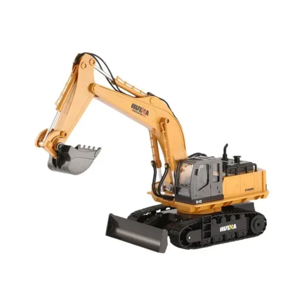 RC Car HUINA 1510 RC Excavator Electronic Heavy Machinery Toy Construction RC Vehicle